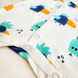 رامپر طرح پرنده کد 10071 | خرید فوری لباس نوزادی شیک