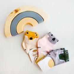 جوراب ساق دار کد 10066 | رنگ‌های صورتی، طوسی و گلبهی