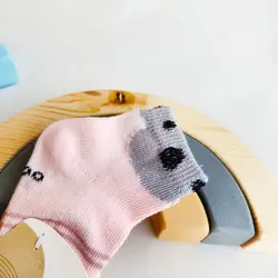 جوراب ساق دار کد 10066 | رنگ‌های صورتی، طوسی و گلبهی