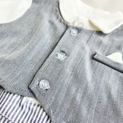 رامپر مجلسی پسرانه جلیقه دار برند Redtag Baby | طراحی خاص