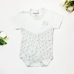 بادی آستین کوتاه دخترانه طرح پروانه برند بی بی وان