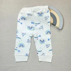 شلوار تمام چاپ طرح رنگین کمان برند بی بی وان | توتوبیبی