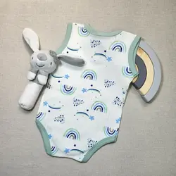 خرید بادی رکابی طرح رنگین کمان برند بی بی وان | توتوبیبی