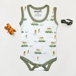 بادی رکابی پسرانه طرح ماشین برند بی بی وان | قیمت و خرید