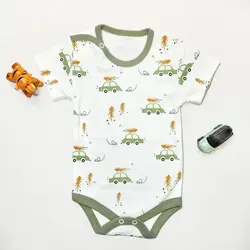 بادی آستین کوتاه پسرانه طرح ماشین برند بی بی وان | قیمت و خرید