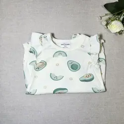 رامپر وارداتی دخترانه طرح آواکادو برند Mimi Threads | توتوبیبی