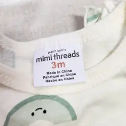 رامپر وارداتی دخترانه طرح آواکادو برند Mimi Threads | توتوبیبی