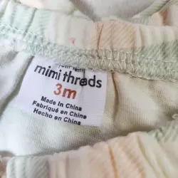 رامپر وارداتی دخترانه طرح گل برند Mimi Threads | توتوبیبی