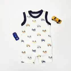 رامپر وارداتی پسرانه طرح ماشین برند Mimi Threads | خرید