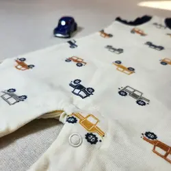 رامپر وارداتی پسرانه طرح ماشین برند Mimi Threads | خرید