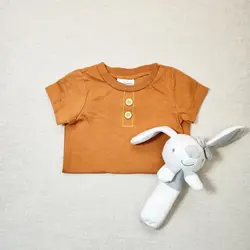 رامپر وارداتی پسرانه رنگ شتری برند Mimi Threads | خرید و قیمت