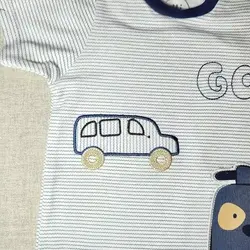 رامپر پسرانه مدل ماشین برند NiliBaby - خرید با بهترین قیمت