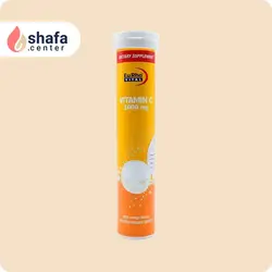 قرص جوشان 1000 میلی گرم ویتامین c یورو ویتال با طعم لیمو - 20 عدد