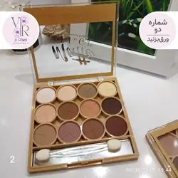 سایه چشم 12 رنگ dodo gril – تنوع رنگی خیره‌کننده، بافت نرم، پوشش یکنواخت – حجم کامل پالت - ویولت روز |