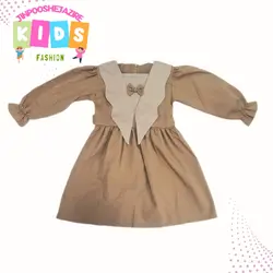 سارافون کتان دخترانه شیک