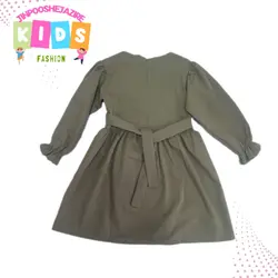 سارافون کتان دخترانه شیک