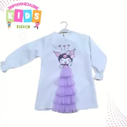 شومیز سارافون دخترانه کرومی - جین پوش جزیره