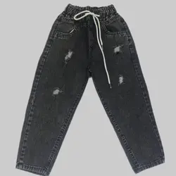 شلوار مام استایل ذغالی لی اصل بچه‌گانه سایز ۶۵ تا ۱۰۰