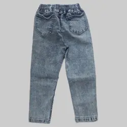 شلوار لی بچگانه مام فیت آبی روشن - جین پوش جزیره