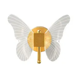 آویز  پروانه وارداتی  اکرولیک با ست دیواری و سه شعله گرد پروانه  و 5شعله خطی پروانه