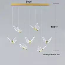 آویز  پروانه وارداتی  اکرولیک با ست دیواری و سه شعله گرد پروانه  و 5شعله خطی پروانه