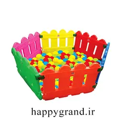 استخر توپ نرده ای (پک 6 عددی)