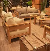 مبل راحتی مینیمال مدل ژنرال آمریکایی تمام چوب راش