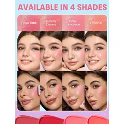 رژگونه استیکی glass glow شیگلم 