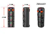 اسپیکر بلوتوثی قابل حمل زد کیو اس zqs-6301 سه ساب