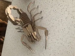 ماکت چوبی طرح عقرب