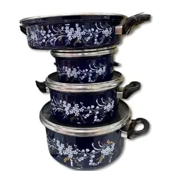 ست  قابلمه و ماهیتابه الیت سرمه ای کد 246