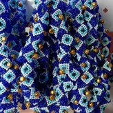 حلقه پا پلاک کبوتر زندان بافت چشم و نظر - پلاک منجوق چشم و نظر زنگوله دار بسته 2 عددی