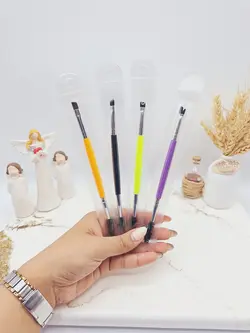 قلم دو طرفه برس مژه و سایه