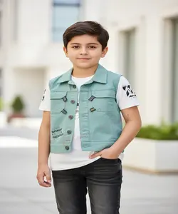 جلیقه شلوار پاییزه پسرانه برند ترک کد T۱۲۷