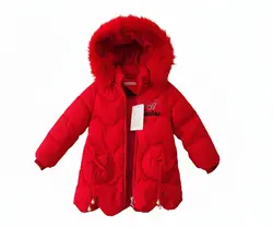 کاپشن قرمز پاپیونی دخترانه وارداتی کد g200