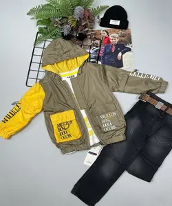 کاپشن شلوار بارانی پاییزه پسرانه برند ترک کد T110