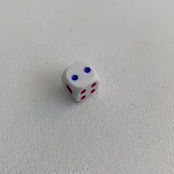 تاس چینی خال قرمز لبه گرد