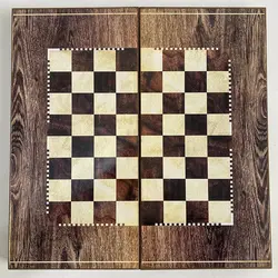 تخته نرد و شطرنج تمام ام دی اف طرح ستاره