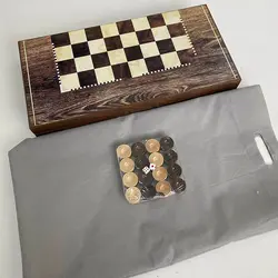 تخته نرد و شطرنج تمام ام دی اف طرح ستاره