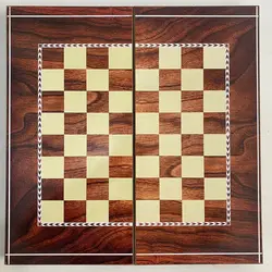 تخته نرد و شطرنج تمام ام دی اف طرح قطب نما