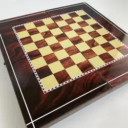 تخته نرد و شطرنج چوب روسی طرح قطب نما