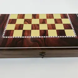 تخته نرد و شطرنج چوب روسی طرح قطب نما