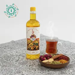 معجون چای زعفرانی (زنجبیل، دارچین، هل، گلاب، زعفران) - 1 لیتر