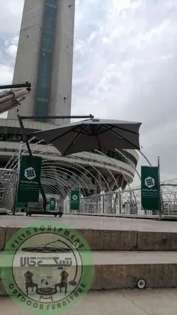 چتر پایه کنار باغی 3در3 - شیک کالا