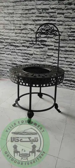 آتشدان هیزمی پایه چدن - شیک کالا