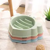 ظرف غذا آرام خور سگ و گربه مدل زنبور عسل با پایه ضد لغزش