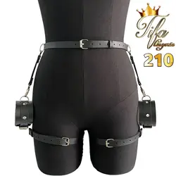 ست اکسسوری کمربندی زنانه فانتزی چرم ۵ تکه فقط رنگ مشکی کد 9818