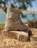 پوتین کوهنوردی نظامی تاکتیکال زیپ دار