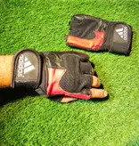 دستکش نیمه انگشتی چرم خارجی بدنسازی و دوچرخه سواری