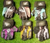 دستکش‌نیمه‌انگشتی‌خارجی‌بدنسازی و دوچرخه سواری زنانه و مردانه